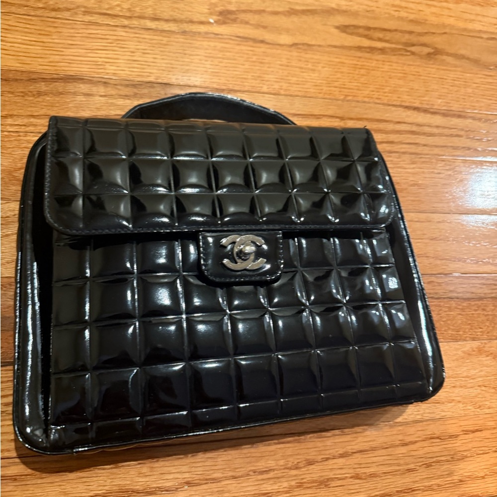Chanel chocolate bar Handbag used authentic